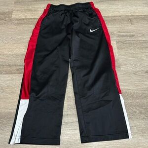 GUC Nike Youth Warm Up Pants, Size Youth Medium, Black with red and white trim